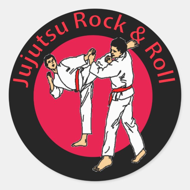 Jujutsu Rock & Roll Sticker (Front)