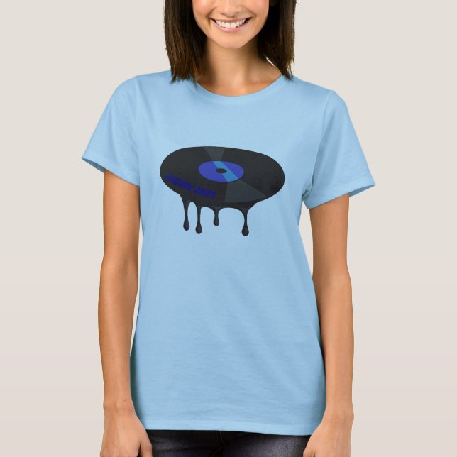 Jukebox Blues - Melting Vinyl Shirt (Front)