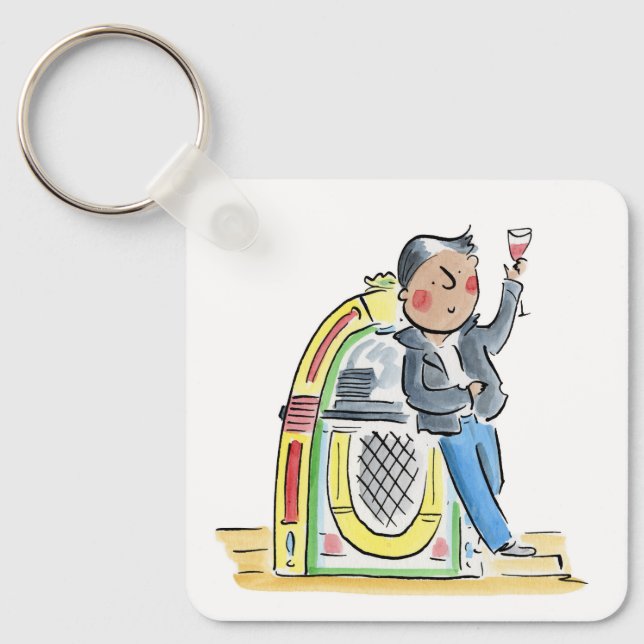 Jukebox Key Ring (Front)