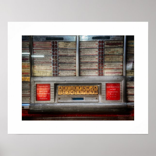 Jukebox Poster Print (Front)