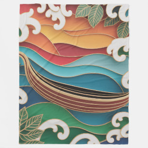 Jukung Hull Relief Fleece Blanket