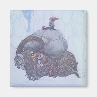 Julbocken Scandinavian Christmas Goat Magnet