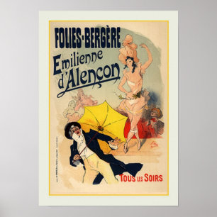Jules Chéret,advertisment,1890 Poster