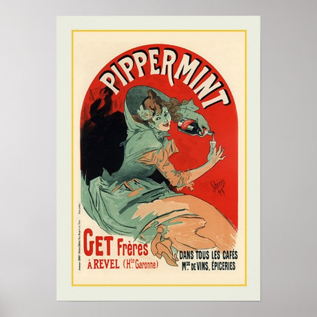Jules Chéret,advertisment,1890 Poster (Front)