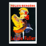 Jules Cheret-Folies Berger Poster<br><div class="desc">Folies Bergere poster designed by Jules Cheret (1893). One of a large collection of vintage designs from PhoenixRetro.</div>