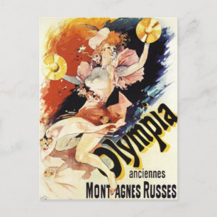 Jules Cheret Olympia Postcard