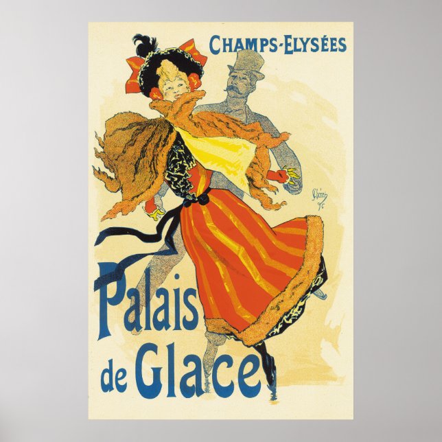 Jules Cheret - Palais de Glace Poster (Front)