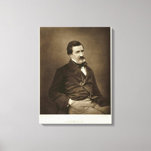 Jules Francois Felix Husson, 'Champfleury' (1821-8 Canvas Print