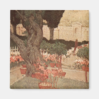 Jules Guerin Garden Gethsemane Art Tree Israel Magnet