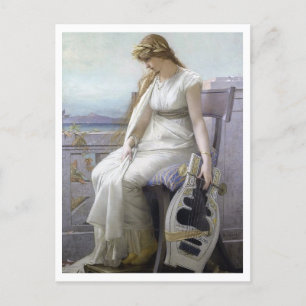Jules Joseph LeFebvre, Sappho, 1884 Postcard