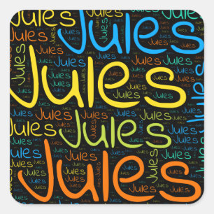 Jules Square Sticker