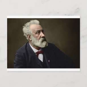 Jules Verne in 1892 Postcard