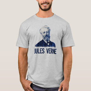 Jules Verne In Blue Shirt