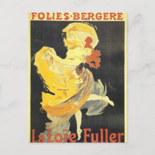 julets Cheret Poster Art Postcard