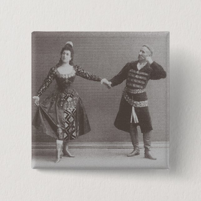 Julia and Felix Kschessinsky in the mazu 15 Cm Square Badge (Front)
