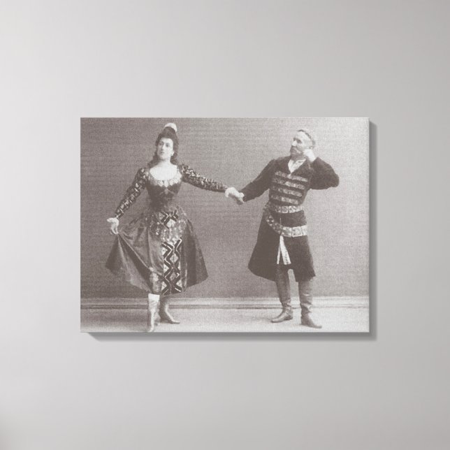Julia and Felix Kschessinsky in the mazu Canvas Print (Front)