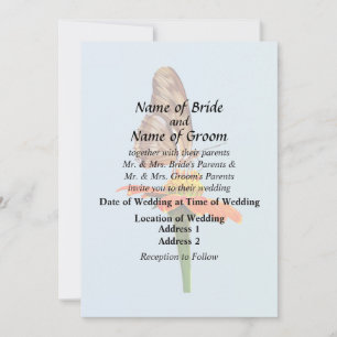 Julia Butterfly on Zinnia II Invitation