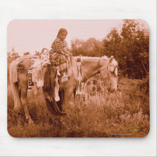 Julia - Crow Woman Mouse Pad