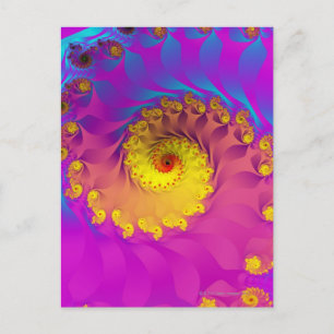 Julia Fractal 2 Postcard