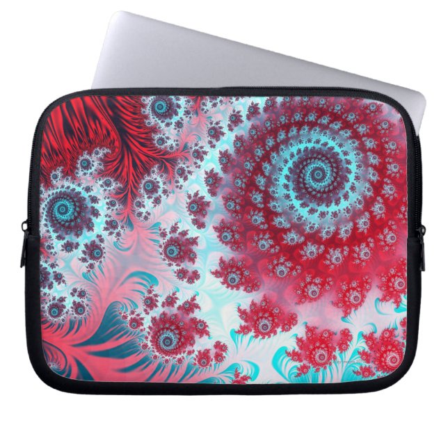 Julia Fractal 3 Laptop Sleeve (Front)