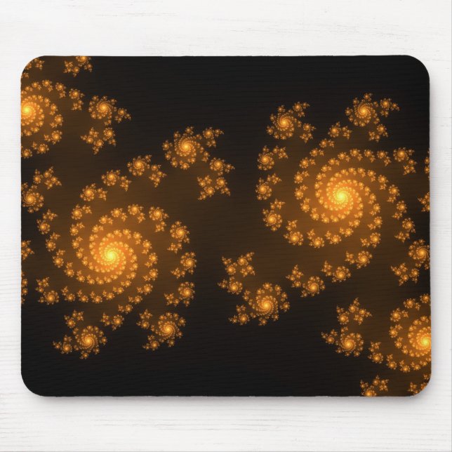 Julia Fractal Art Modern Mandelbrot Pattern Mouse Pad (Front)