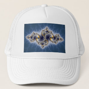 Julia In Blue - Fractal Art Trucker Hat