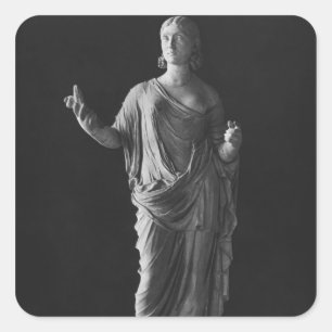 Julia Mamaea  mother of Emperor Severus Alexander Square Sticker