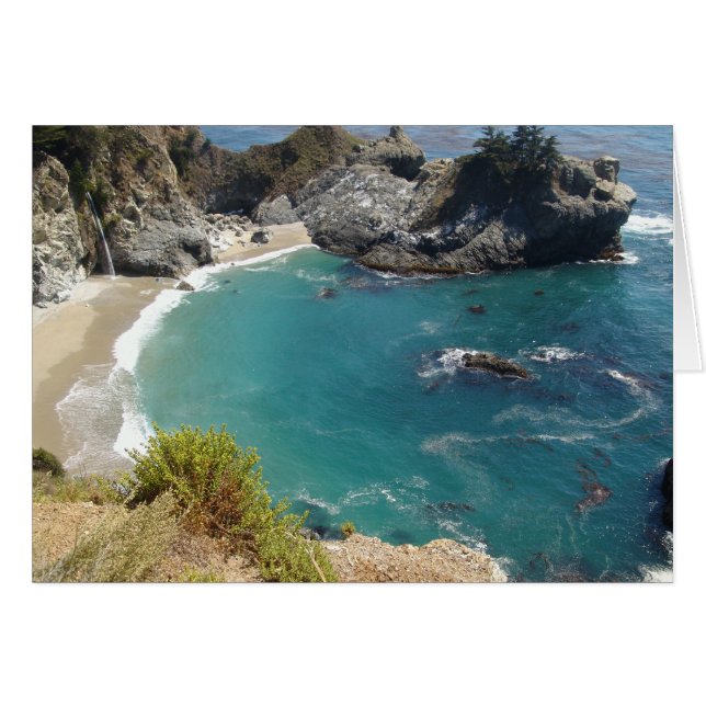 Julia Pfeiffer Burns State Park Blank Card (Front Horizontal)
