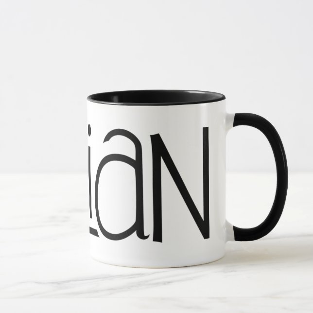 Julian Black Mug (Right)