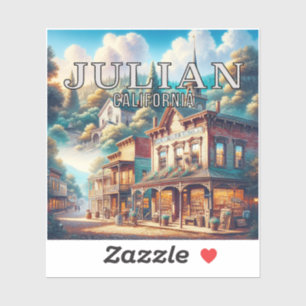 Julian California 3 Inch Vinyl Sticker