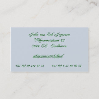 Julia's Business Card