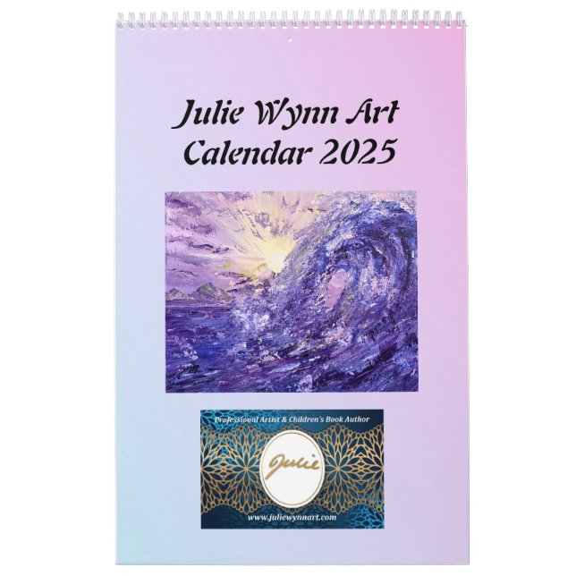 Julie Wynn Art Calendar 2025 (Cover)