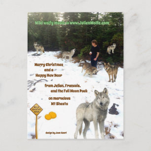 Julien, Francois, and the Full Moon Pack Postcard