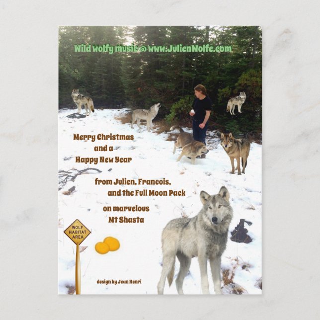 Julien, Francois, and the Full Moon Pack Postcard (Front)