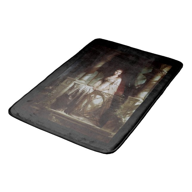 Juliet by Thomas-Francis Dicksee Bath Mat (Angled)