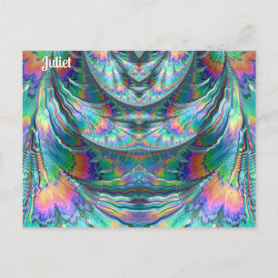 JULIET ~ Oozing Pastels ~ 3D Fractal Design ~ Postcard