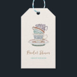 JULIET Tea Set Party Bridal Shower Gift Tags<br><div class="desc">Made for you!</div>