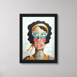 Juliet Wrapped Canvas Print