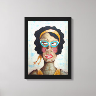 Juliet Wrapped Canvas Print