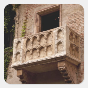 Juliet's Balcony Square Sticker