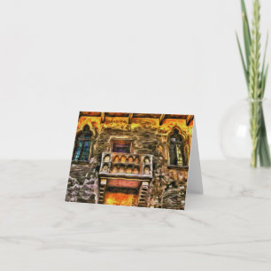 Juliet's Balcony Verona Van Gogh  Card