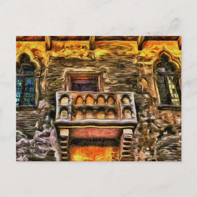 Juliet's Balcony Verona Van Gogh  Postcard (Front)