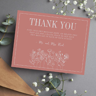 Juliette   Curated Colours   Wedding Thank You Car Card