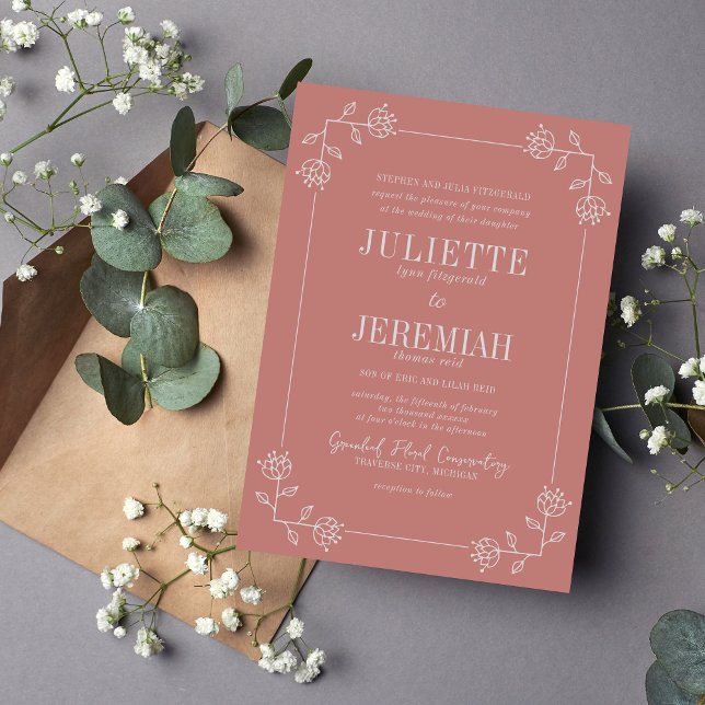 Juliette Frame | Curated Colours | Wedding Invite (Creator Uploaded)