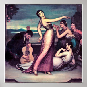 Julio Romero De Torres - Flamenco Songs And Dances Poster