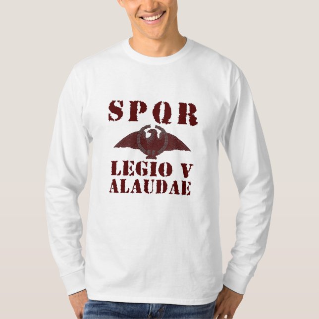 Julius Caesar 5th Alaudae Roman Legion Eagle Shirt (Front)