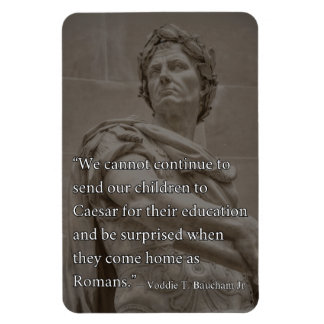 Julius Caesar Motivational Homeschool Quote Magnet