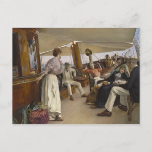 Julius LeBlanc Stewart- On Yacht „Namouna“, Venice Postcard
