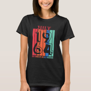 July 1964 58 Year Of Being Awesome 1 T-Shirt