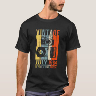 July 1964  58 Year Of Being Awesome T-Shirt